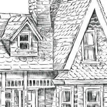 Up House Guest Book, Thumbprint, Fingerprint Guestbook, Alternative Guestbook, Wedding, Fairytale Wedding, Disney, Wedding Sign-in, Up Movie