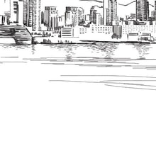 San Diego Skyline Guestbook Print, Guest Book, Bridal Shower, Wedding, Custom, Alternative, Baby Shower, Birthday, Family Reunion FREE PEN