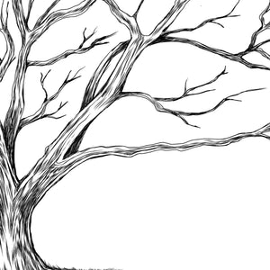 Wedding Guest Book Alternative, Thumbprint Tree, Low Oak, Fingerprint Guestbook, Bridal Shower, Family Reunion, Wedding, Rustic, Baby Shower