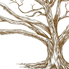 Low Oak Tree Guest Book Alternative: Wedding Signature Poster