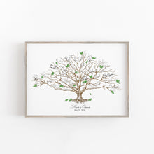 Low Oak Tree Guest Book Alternative: Wedding Signature Poster