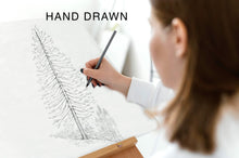 Pine Tree Wedding Guest Book Alternative: Rustic Boho Sign-in