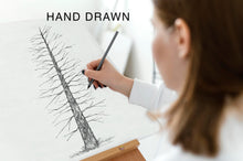 Wedding Guest Book Alternative Watercolor Pine Tree, Unique Guest Book, Guest Book Tree, Rustic Guest Book, Guestbook Sign-In, Custom