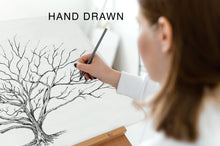 Sugar Maple Fingerprint Tree Guest Book: Boho Wedding Alternative