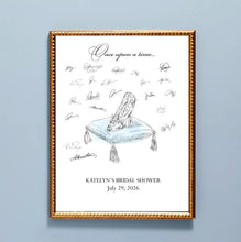 Glass Slipper Bridal Shower Guest Book: Personalized Keepsake