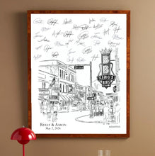 Beale Street Wedding Guestbook Memphis Guest Book BB King Wedding Custom Guestbook Idea Alternative Wedding Sign-In