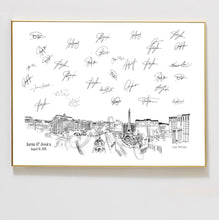 Las Vegas Wedding Guest Book: Skyline Signature Keepsake