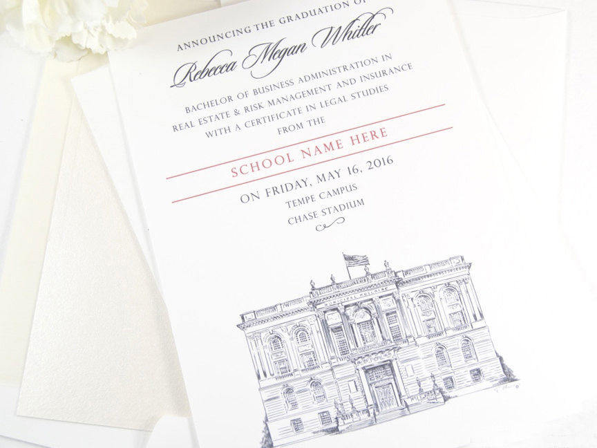 University of Central Florida Graduation Announcement, Grad Announcements, Florida, College, Tech Graduation Cards (set of 25)