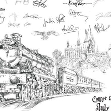 Harry Potter Train Inspired Guest Book Print, Bar Mitzvah, Mitzvah Guest Book, Wedding, Sweet 16, Bridal Shower, Baby Shower Alternative, Sign-in - Darlington Guestbooks