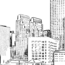 Boston Water View Skyline Wedding Guest Book Alternative Print, Guestbook, Bridal Shower, Boston Wedding, Custom, Alternative, Wedding Sign-in - Darlington Guestbooks