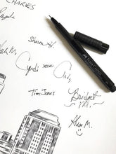 Faber Castell Artistic Pens for Guest Book Signing - Darlington Guestbooks