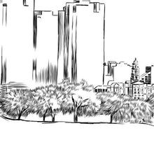 Fort Worth Skyline Guestbook Print Texas, Ft Worth Guest Book, Bridal Shower, Wedding, Custom, Alternative Guest Book, Wedding Sign-in - Darlington Guestbooks