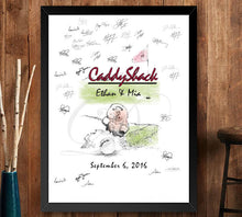 Caddyshack Inspired Alternative Guestbook Print, Guest Book, Bridal Shower, Golf, Wedding, Alternative GuestBook, Birthday Party - Darlington Guestbooks