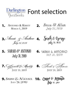 Always & Forever Rings Alternative Wedding Guest Book Print, Guestbook, Bridal Shower, Wedding, Alternative Guest book, Sign-in, FREE PEN - Darlington Guestbooks
