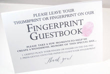 Wedding Guest Book Alternative Potted Pretty Flowers Thumbprint Print, Fingerprint Guestbook, Wedding, Bridal Shower, Baby Shower, Birthday