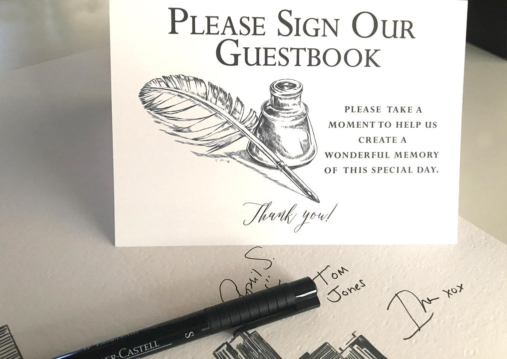 Harry potter baby store shower guest book
