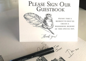 Harry Potter Train Inspired Guest Book Print, Bar Mitzvah, Mitzvah Guest Book, Wedding, Sweet 16, Bridal Shower, Baby Shower Alternative, Sign-in - Darlington Guestbooks