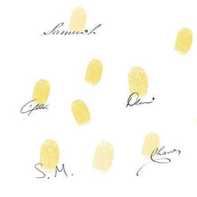 Baby Shower Umbrella Thumbprint Rain Drop Guest Book Alternative, Yellow, Fingerprint Guestbook, Baby Shower for Boy or Girl, FREE PEN
