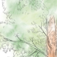Sequoia Tree Alternative Guest Book Watercolor, Guest Signatures, Print, Guestbook, Bridal Shower, Family Reunion, Housewarming