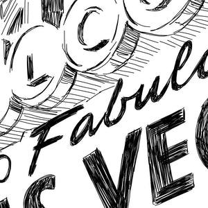 Las Vegas Sign Wedding Guest Book Alternative Print, Skyline, Vegas Wedding, Guestbook, Bridal Shower, Family Reunion, Birthday Party