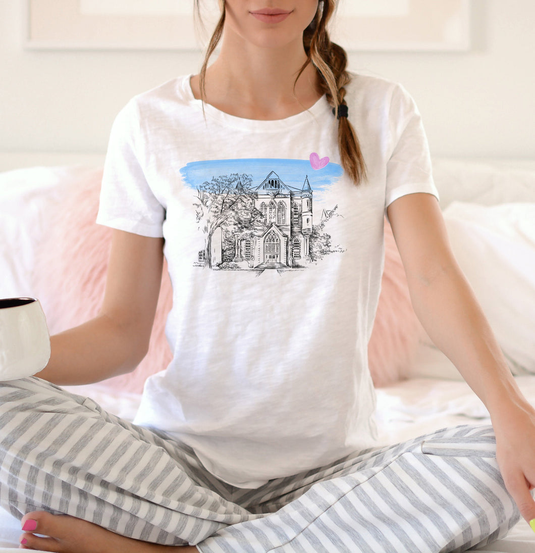 University of Alabama Wearable Fine Art Shirt, Hand Drawn, UA, T-Shirt, Alumni, Gift, Christmas Gift, Graduation, Gifts under 25, College
