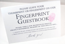 Beauty and the Beast Thumbprint Guest Book Alternative Print, Guestbook, Wedding, Bridal Shower, Fairytale, Disney, Alternative Sign-in, Birthday Party - Darlington Guestbooks